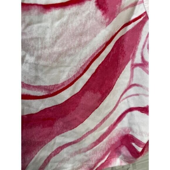 NEW Derek Heart Print Marble Tank Top‎ Cropped Small - Picture 3 of 4